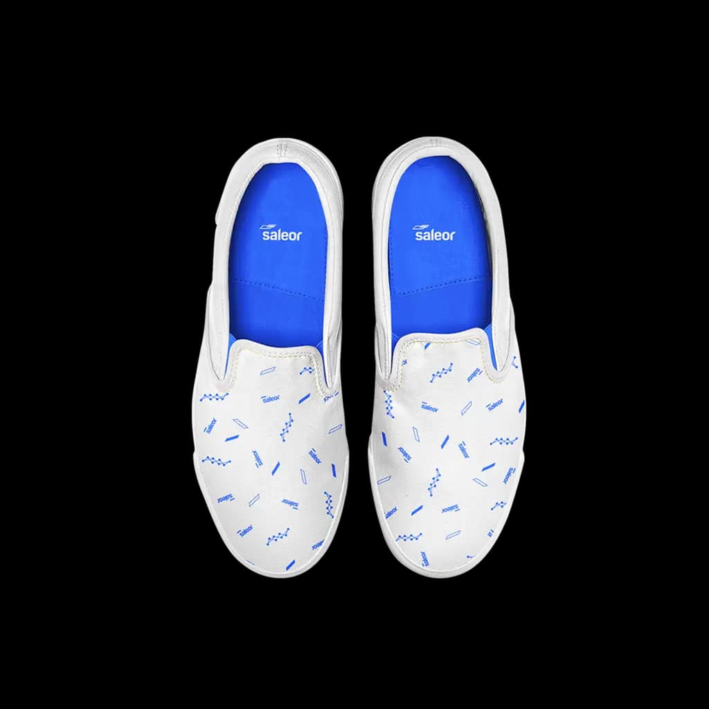 White Plimsolls - View 1